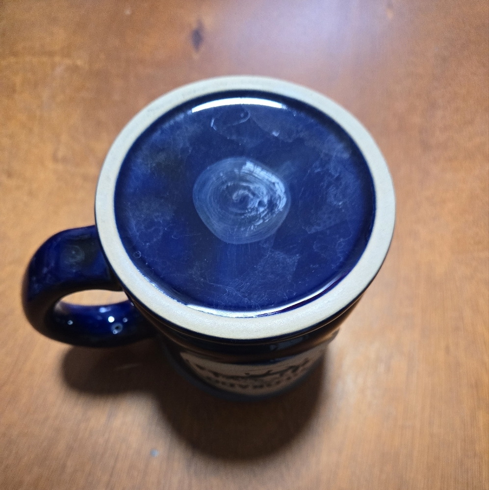 Navy Blue Colorado Souvenir Mug with Elk Design - Picture 2 of 6